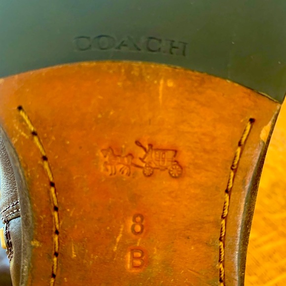 Gorgeous elegant Eva Brown tall Coach leather boots 8 (38 EU) - Picture 5 of 5